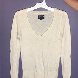 American Eagle Cream Sweater